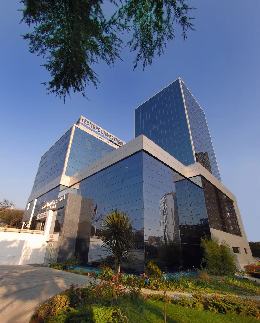 Modern hospital building exterior